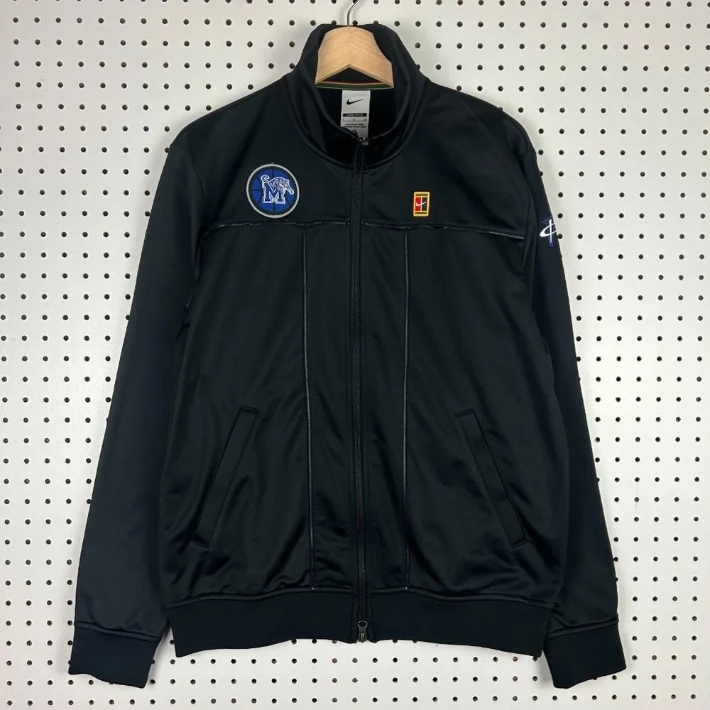 Nike 1 Cent Memphis Tigers Jacket Small Black Full Zip Basketball Penny Hardaway